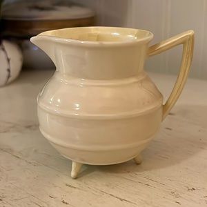 Vintage Belleek green mark creamer